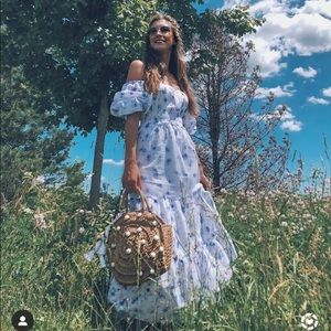 ❤️LOVESHACKFANCY x TARGET❤️ GEMMA Cotton Dress Med